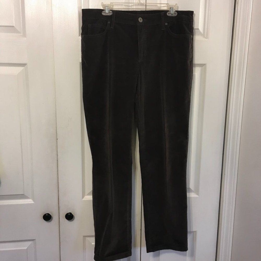 Bandolino Women's Mandi Gray Corduroy Pants